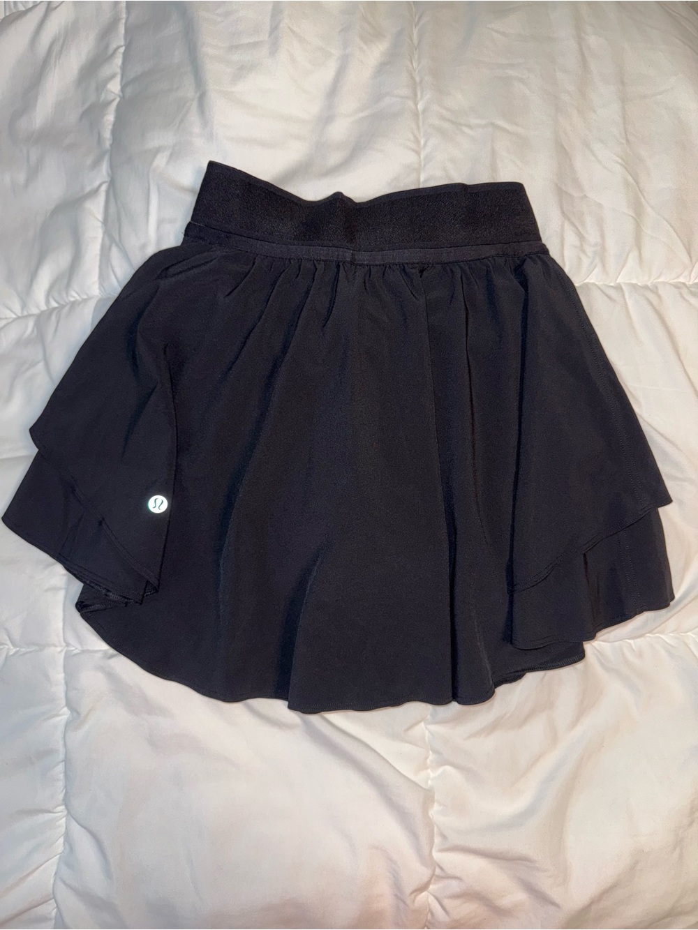 lululemon athletica Black Layered Skater Skirt